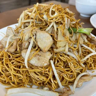 Very good chicken chow mein..