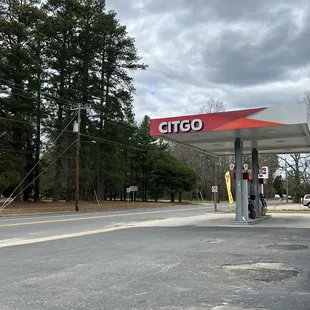 Inside the Citgo gas station