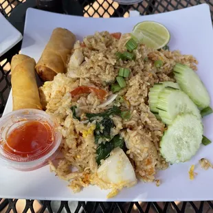 Thai fried rice so good!