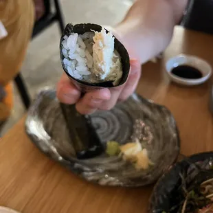 Blue Crab Hand Roll