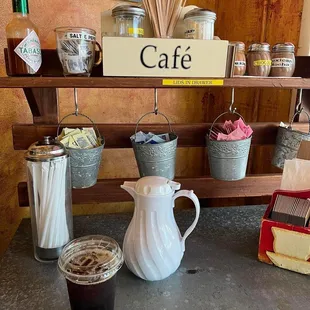 Getting ready to enjoy my iced coffee