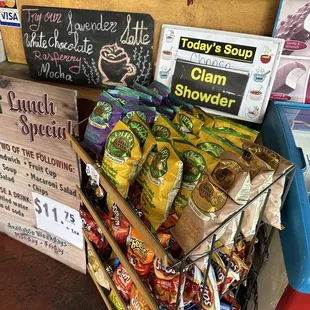 Chips stand