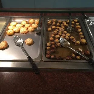 a variety of food items