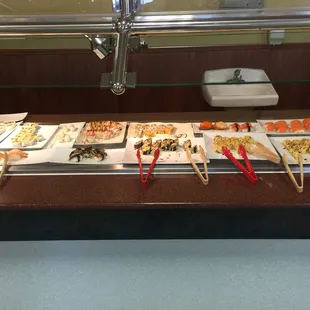 a variety of food items