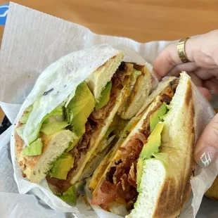 Avocado BLT BAGEL