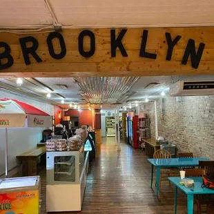  the inside of a restaurant