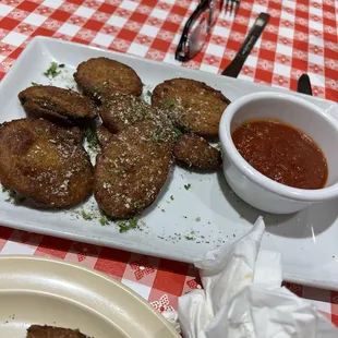 Fried Zucchini was so good.