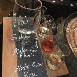 Flight! 4 tastings for $10. Can't beat!  I'll be back to try others.  They also of course sell wine by the glass