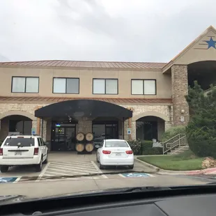 Outside view.  Behind Rosa's Cafe.