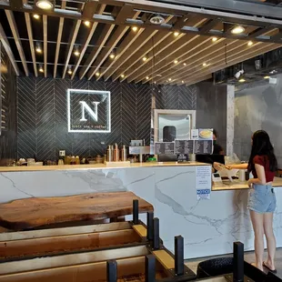 It's open inside! Well, with minimal or no seating.