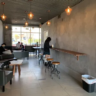 Interior sitting area