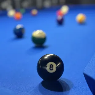 a pool table