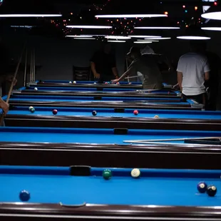 a pool table