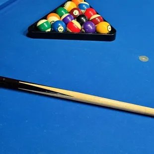 a pool table