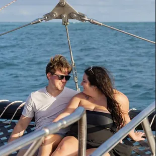 GUESTS ON THE NET ON NA HOKU 2 SAILING