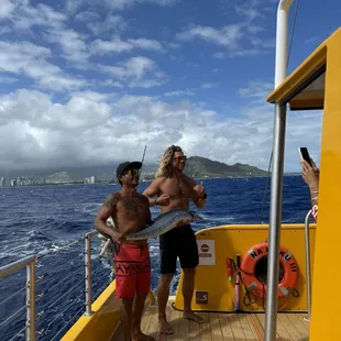 Added bonus - fish on!