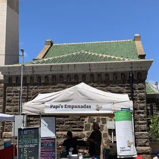 Papi's Empanadas are also a great choice for lunch to-go.... actually, there is a small dining area in the shade of the main building
