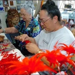 Aunty Mary Lou with Aunty Paulette
