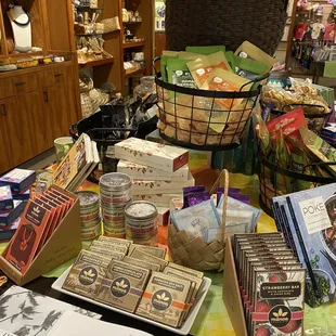 Good selection of higher-end snacks