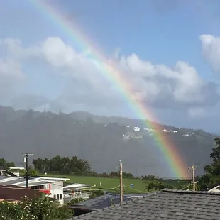 Beautiful Mother Nature delivers a rainbow