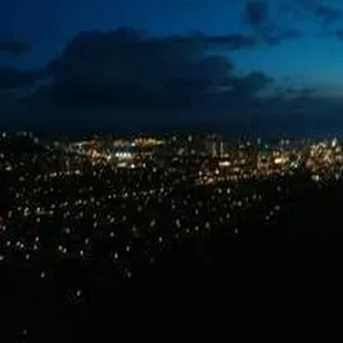 Honolulu city lights