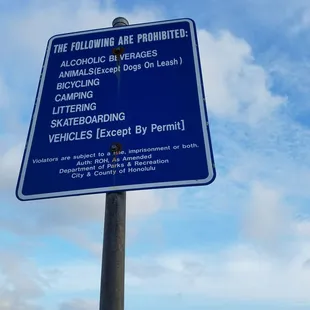 No animals unless dogs are on a leash