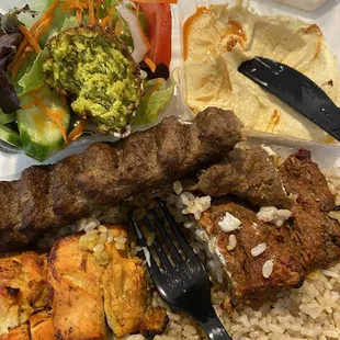 Combo Kabob Plate