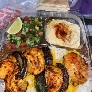 Chicken Kabob Plate