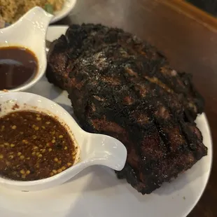 40 oz steak cooked to perfection by Mike!