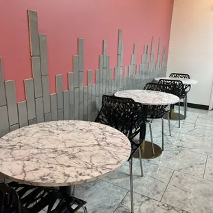 Inside seating