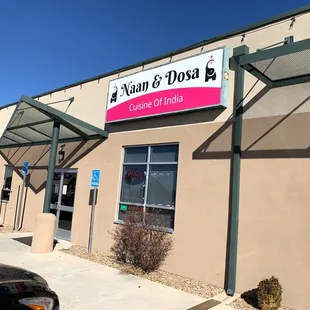 the outside of the building