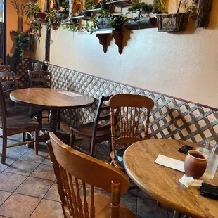 Seating area is comfortable