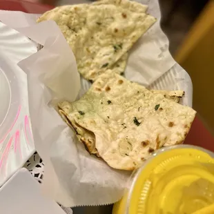 Garlic Naan. Fanatically delicious carbs!