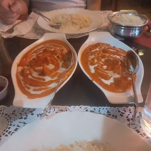 Butter chicken and Chicken Tikka Masala
