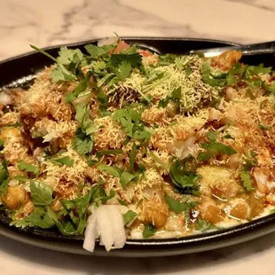 SAMOSA CHOLE CHAAT