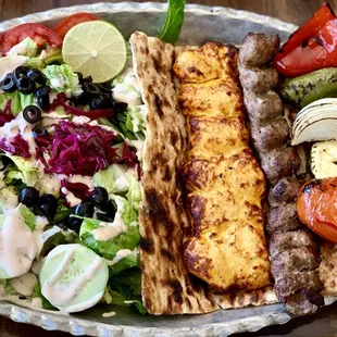 Combo Plate with extra salad