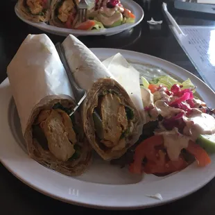 Chicken Kabob Chicken Wrap