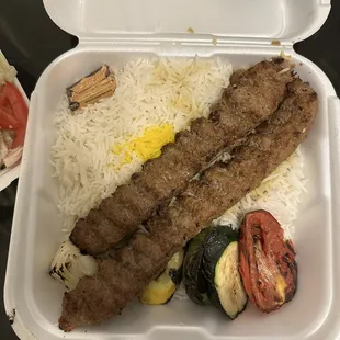 Beef Kabob Sandwich