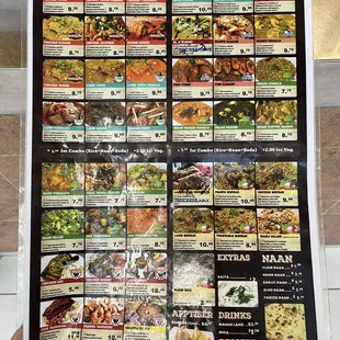 Menu (January 2025)