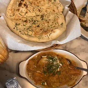 Chicken Karahi with naan