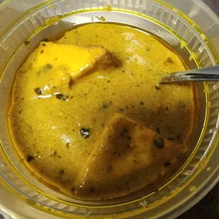 Supposed to be Shahi paneer...terrible gravy.