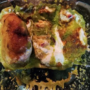 Aloo Tikka chaat.