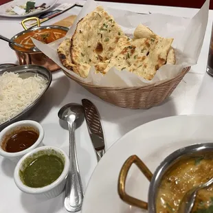 My first time eating butter chicken. Oh boy, this was tender and flavorful. The naan was perfect too.