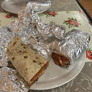 Chili Chicken Roll / wrap