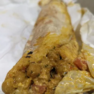 Paneer Chana Masala Wrap