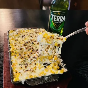 Creamy, delicious corn cheese.