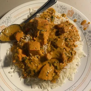 Chicken Tikka Masala, Rice