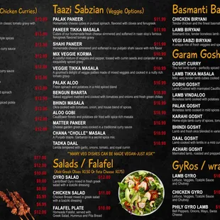 CHECK OUT OUR NEW MENU