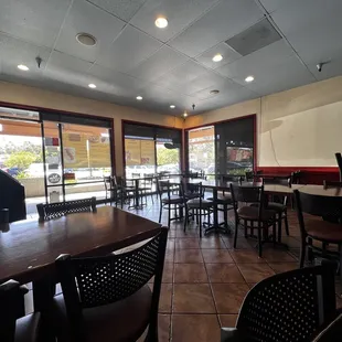 Inside the restaurant