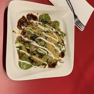 Samosa chaat